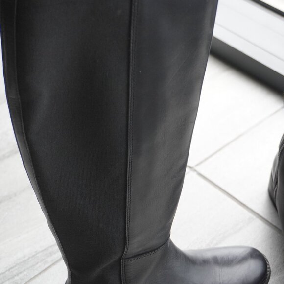 Tahari Black Ankle Boots – Side Zip – Size 38 - Picture 5 of 9